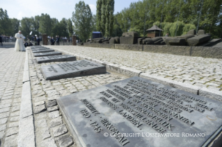 5-Viaggio Apostolico in Polonia: Visita al Campo di Birkenau