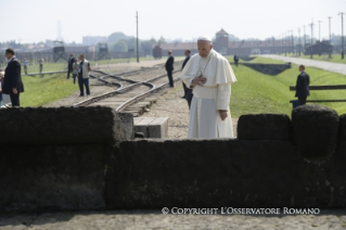 7-Viaggio Apostolico in Polonia: Visita al Campo di Birkenau