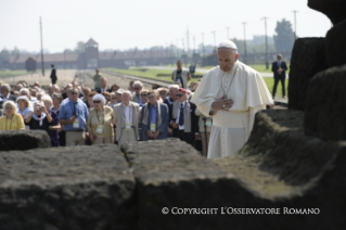 8-Viaggio Apostolico in Polonia: Visita al Campo di Birkenau