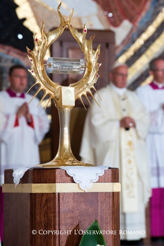 16-Viaggio Apostolico in Polonia: Santa Messa con Sacerdoti, Religiose, Religiosi, Consacrati e Seminaristi polacchi nel Santuario di S. Giovanni Paolo II