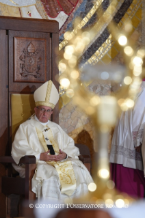 1-Viaje apostólico a Polonia: Santa Misa con sacerdotes, religiosas, religiosos, consagrados y seminaristas polacos Santuario de San Juan Pablo II de Cracovia