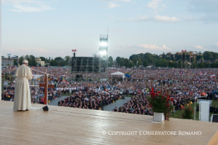 7-Voyage apostolique en Pologne : Chemin de croix avec les jeunes