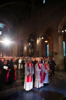 14-Viaggio Apostolico in Svezia: Preghiera Ecumenica comune