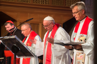 15-Viaggio Apostolico in Svezia: Preghiera Ecumenica comune