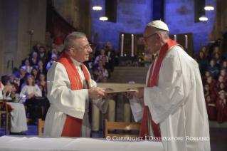 7-Viaje apostólico a Suecia: Oración ecuménica conjunta en la Catedral luterana de Lund 