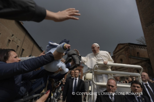 11-Pastoral Visit: Meeting with the people affected by the earthquake in Piazza Duomo