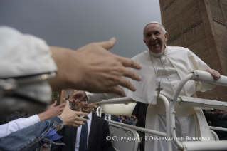 14-Pastoral Visit: Meeting with the people affected by the earthquake in Piazza Duomo