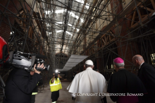 2-Pastoral Visit: Meeting with the people affected by the earthquake in Piazza Duomo