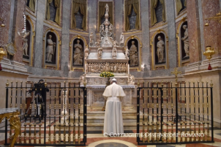 2-Visite pastorale à Bologne : Rencontre avec les prêtres, les religieux, les séminaristes du Séminaire régional et les diacres permanents