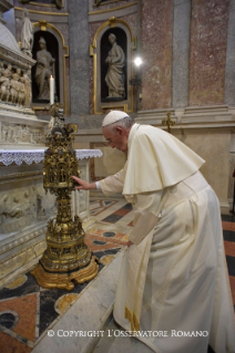 11-Visita Pastorale a Bologna: Incontro con i Sacerdoti, i Religiosi, i Seminaristi del Seminario Regionale e i Diaconi Permanenti