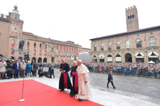 9-Visita Pastorale a Bologna: Incontro con il mondo del lavoro, i disoccupati, i Rappresentanti di Unindustria, Sindacati, Confcooperative e Legacoop  