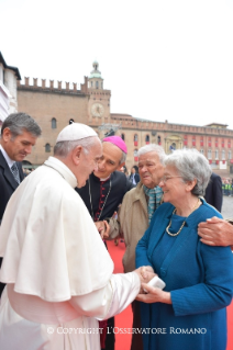 10-Visita Pastorale a Bologna: Incontro con il mondo del lavoro, i disoccupati, i Rappresentanti di Unindustria, Sindacati, Confcooperative e Legacoop  