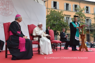 2-Visita pastoral a Bolonia: Encuentro con los estudiantes y el mundo acad&#xe9;mico