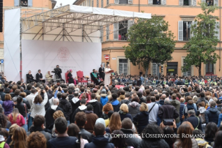 15-Visite pastorale à Bologne : Rencontre avec les étudiants et le monde académique