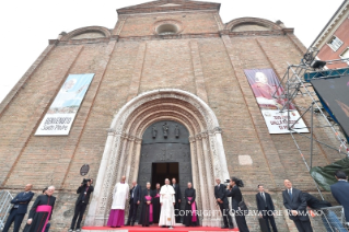 3-Pastoralbesuch in Cesena und Bologna: Begegnung mit dem Klerus, Personen des geweihten Lebens, Laien der Pastoralr&#xe4;te, Mitgliedern der Kurie und Repr&#xe4;sentanten der Pfarreien