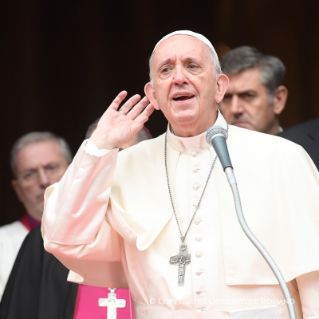13-Visite pastorale à Cesena : Rencontre avec le clergé, les consacrés, les laïcs des Conseils pastoraux, les membres de la Curie et les représentants des paroisses