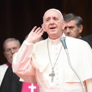 13-Visita Pastorale a Cesena: Incontro con il Clero, i Consacrati, i Laici dei Consigli pastorali, i Membri della Curia e i Rappresentanti delle Parrocchie