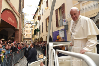4-Visita pastoral a Cesena: Encuentro con la poblaci&#xf3;n