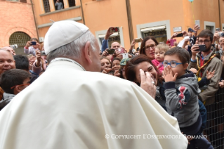 7-Visita pastoral a Cesena: Encuentro con la poblaci&#xf3;n