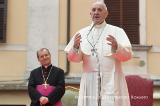 13-Visite pastorale à Cesena : Rencontre avec la population