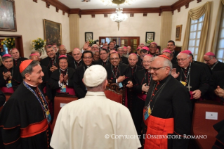 4-Viagem Apostólica à Colômbia: Encontro com o Comitê  Diretivo do CELAM 