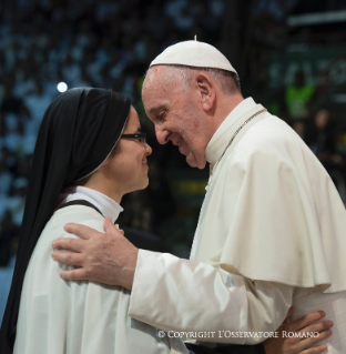 12-Viagem Apostólica à Colômbia: Encontro com os Sacerdotes, Consagrados, Consagradas, Seminaristas e suas famílias 