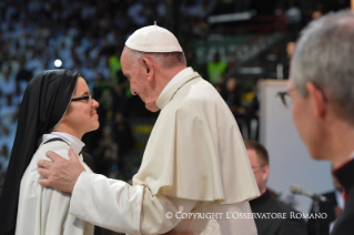 0-Viaggio Apostolico in Colombia: Incontro con Sacerdoti, Religiosi/e, Consacrati/e, Seminaristi e le loro Famiglie di provenienza 