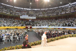 11-Apostolic Journey to Colombia: Encounter with priests, religious and their families
