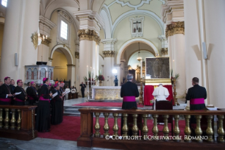 8-Viaggio Apostolico in Colombia: Benedizione ai fedeli 