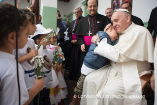 8-Viaggio Apostolico in Colombia: Visita alla Casa Famiglia San Jos&#xe9;