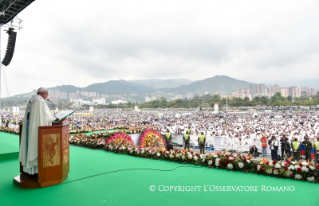 10-Viaje apost&#xf3;lico a Colombia: Santa Misa