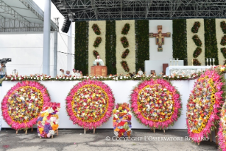 14-Apostolische Reise nach Kolumbien: Eucharistiefeier