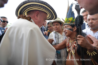 7-Voyage apostolique en Colombie : Messe sur le Terrain Catama