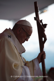 24-Apostolische Reise nach Kolumbien: Eucharistiefeier