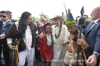 4-Voyage apostolique en Colombie : Messe sur le Terrain Catama