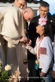 13-Viaje apostólico a Colombia: Llegada a la nunciatura apostólica