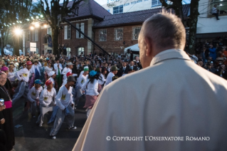 2-Apostolic Journey to Colombia: Arrival at the Apostolic Nunciature of Bogot&#xe1;