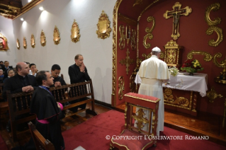 0-Apostolic Journey to Colombia: Arrival at the Apostolic Nunciature of Bogot&#xe1;