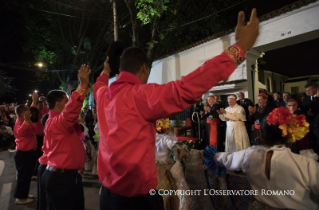 2-Viaggio Apostolico in Colombia: Parole del Santo Padre alla Nunziatura Apostolica di Bogot&#xe1;