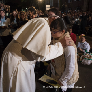 0-Apostolic Journey to Colombia: Address of the Holy Father at the Apostolic Nunciature of Bogot&#xe1;