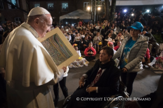 1-Viaggio Apostolico in Colombia: Parole del Santo Padre alla Nunziatura Apostolica di Bogot&#xe1;