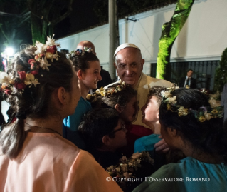 3-Viaggio Apostolico in Colombia: Parole del Santo Padre alla Nunziatura Apostolica di Bogot&#xe1;