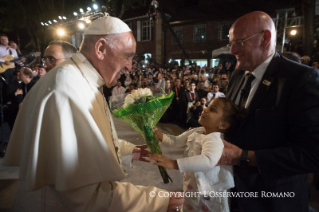 1-Viaggio Apostolico in Colombia: Parole del Santo Padre alla Nunziatura Apostolica di Bogotá