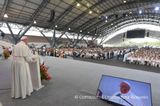 9-Apostolische Reise nach Kolumbien: Gebetsbegegnung zur Nationalen Versöhnung
