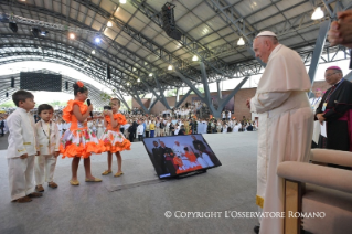 11-Apostolic Journey to Colombia: National reconciliation encounter