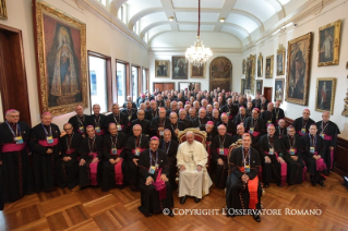 12-Viagem Apostólico à Colômbia: Encontro com os Bispos 