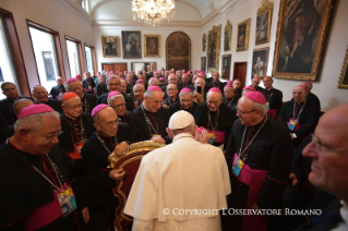 11-Apostolic Journey to Colombia: Encounter with the Bishops