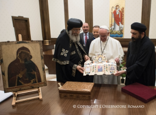 17-Viaje apostólico a Egipto: Visita de cortesía a S.S. el Papa Tawadros II