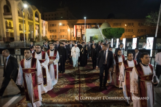 21-Voyage aspostolique en Égypte : Visite de courtoisie à S.S. le Pape Tawadros II