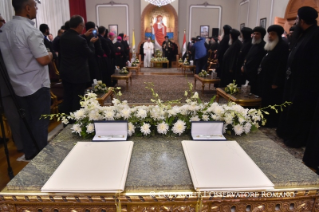 11-Apostolische Reise nach Ägypten: Höflichkeitsbesuch bei Papst Tawadros II. 